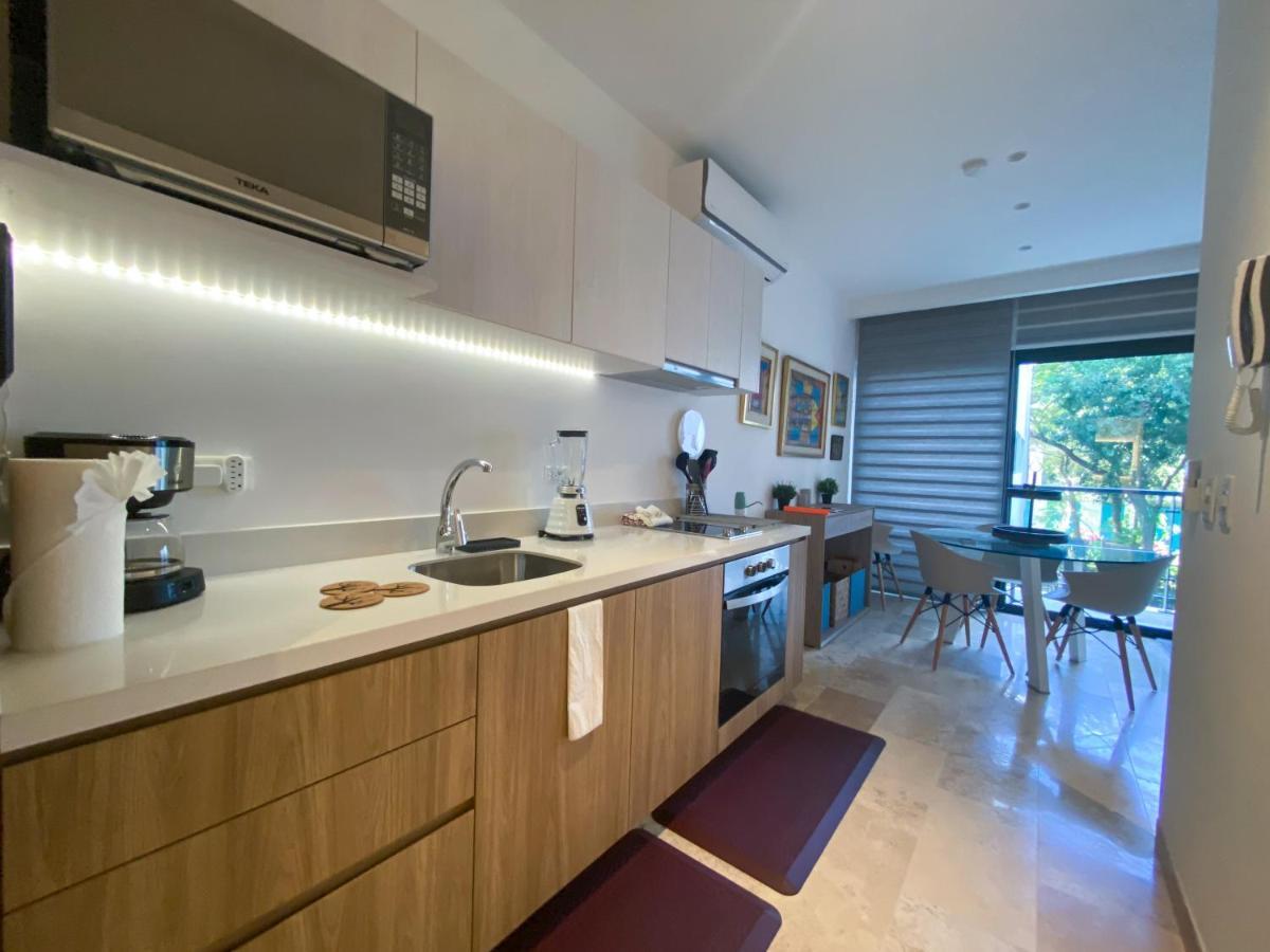 Ipana B113 Inner Court, Quiet 1 Bedroom Apartamento Playa del Carmen